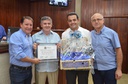 PROFESSOR JOSÉ FRANCISCO MARUCCI RECEBE HOMENAGEM DOS VEREADORES JOSÉ GALVÃO BRAGA CAMPOS, GUSTAVO MARTINELLI E RAFAEL ANTONUCCI