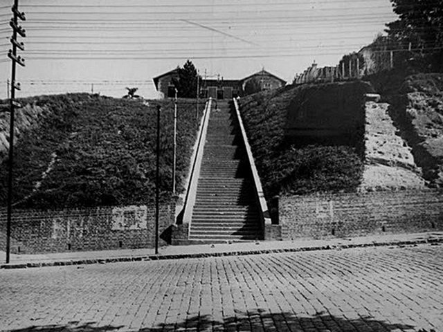 Escadão ao lado da Câmara Municipal   1960