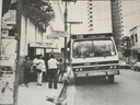 Ponto de ônibus na Rua Rangel Pestana