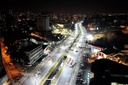 Vista noturna da Av. 9 de Julho