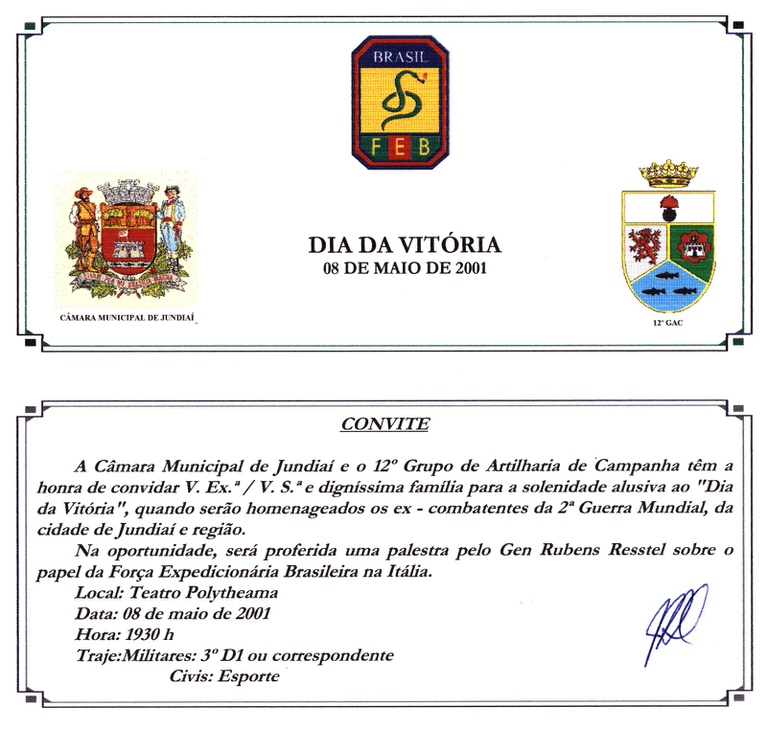 convite DV 2001