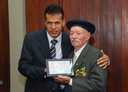 Homenagem ao sr. Joaquim Caetano da Silva