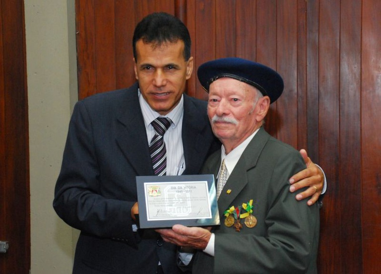 Homenagem ao sr. Joaquim Caetano da Silva