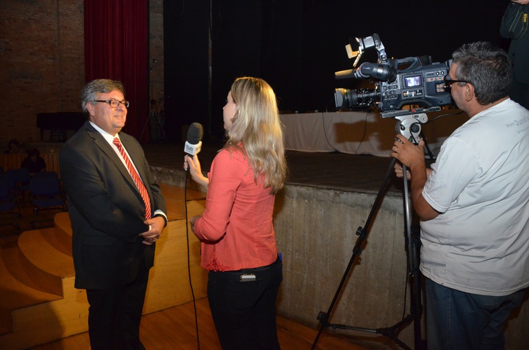 6. Presidente Gerson Sartori concede entrevista à TVE