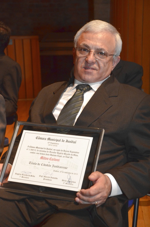 101. O homenageado sr. Milton Carboni