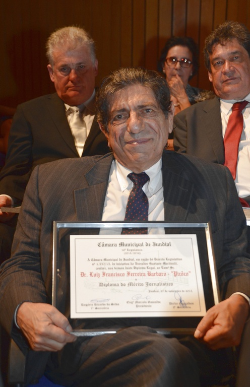 114. O homenageado Dr. Luiz Francisco Ferreira Barbaro   Picôco