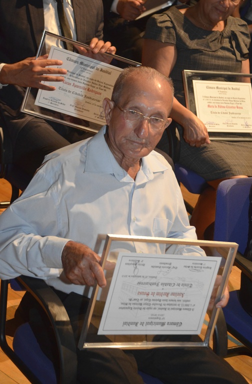 88. O homenageado sr. Avelino Jardim de Sousa