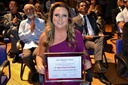 71. Homenageada sra. Rachel de Marchi Rocha Pereira